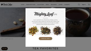 
                            11. Mighty Leaf Tea | Peet's Coffee