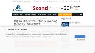 
                            6. Migliori siti dove vedere film in streaming gratis senza registrazione ...