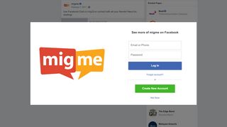 
                            6. migme - Use Facebook Chat on mig33 to connect with all... | Facebook