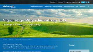 
                            9. Migräne Radar 2.0 - MigräneLiga e.V. Deutschland