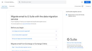 
                            10. Migrate from other webmail providers to G Suite - G Suite Admin Help