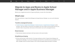 
                            1. Migrate to Apps and Books in Apple School Manager and in Apple ...