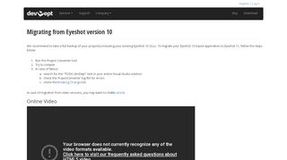 
                            10. Migrating from Eyeshot version 10 - devDept Software