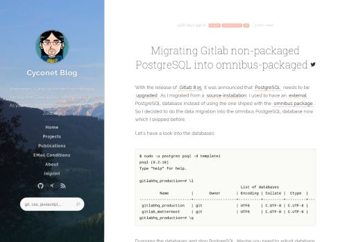 
                            9. Migrating Gitlab non-packaged PostgreSQL into omnibus-packaged