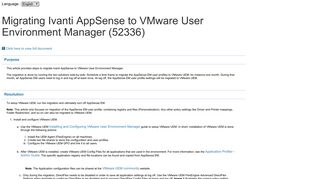 
                            7. Migrating Ivanti AppSense to VMware User Environment Manager ...