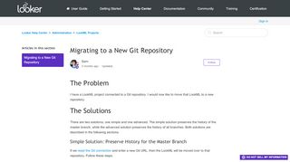 
                            13. Migrating to a New Git Repository – Looker Help Center