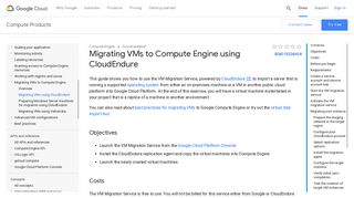 
                            2. Migrating VMs to Compute Engine using CloudEndure | Compute ...