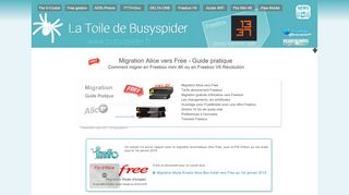 
                            3. Migration Alice Free Guide pratique - Busyspider
