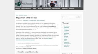 
                            6. Migration VPN-Dienst - URZ-Community - TU Chemnitz