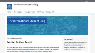 
                            10. migrationsverket | The KTH International Student Blog