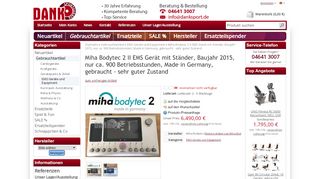 
                            12. Miha Bodytec 2 II EMS Gerät mit Ständer, Baujahr 2015, nur
