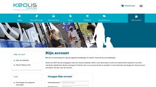 
                            11. Mijn account - Keolis webshop