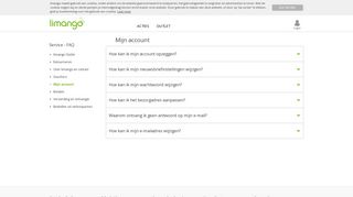 
                            2. Mijn account - limango