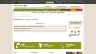 
                            5. Mijn Account - Yves Rocher - Natuurlijke verzorging ...