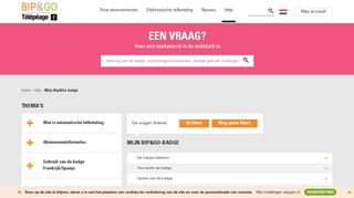 
                            5. Mijn badge | Bip&Go