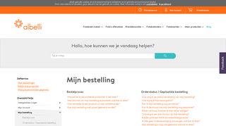 
                            2. Mijn bestelling | albelli.nl
