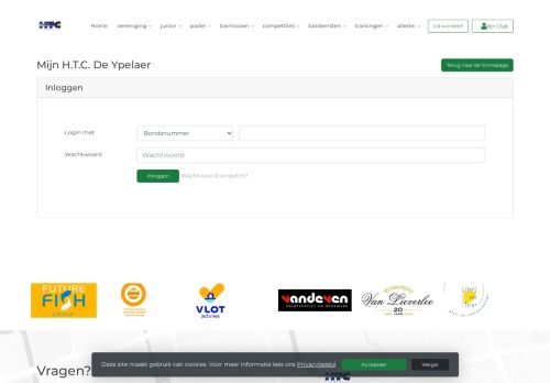 
                            8. Mijn Club - HTC De Ypelaer