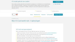 
                            7. Mijn creditcard werkt niet: 7 oplossingen | International Card ... - ICS