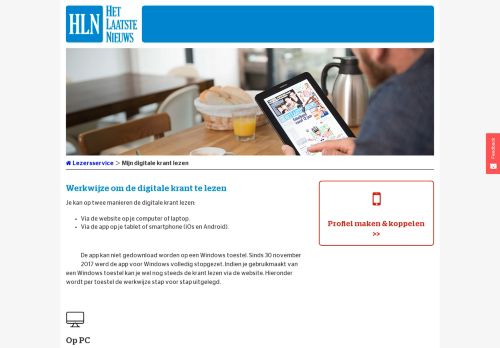 
                            2. Mijn digitale krant lezen | Het Laatste Nieuws Service - HLN.be