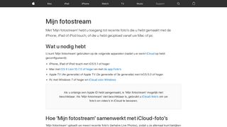 
                            5. Mijn fotostream - Apple Support