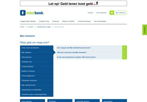 
                            2. Mijn Interbank | Interbank