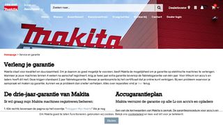 
                            1. Mijn Makita - Makita Web