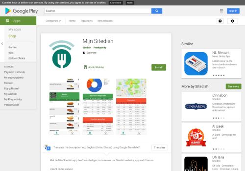 
                            4. Mijn Sitedish – Apps no Google Play