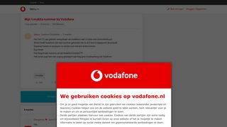 
                            9. Mijn t-mobile nummer bij Vodafone | Vodafone Community