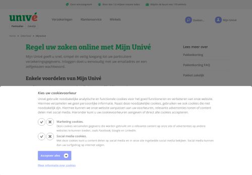 
                            3. Mijn Univé - regel al uw zaken online - Unive