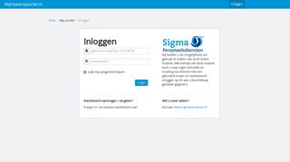 
                            7. Mijnsalarisportal.nl - Inloggen