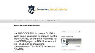 
                            7. Mik Cosentino, Autore a Accademia Del Network Marketing