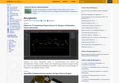 
                            5. Mikrocontroller.net: News