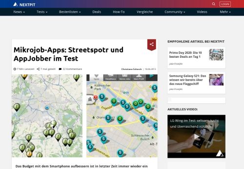 
                            12. Mikrojob-Apps: Streetspotr und AppJobber im Test | AndroidPIT