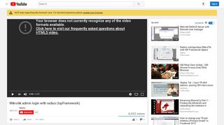 
                            3. Mikrotik admin login with radius (IspFramework) - YouTube