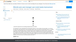 
                            4. Mikrotik auto user-manager user script needs improvement - Stack ...