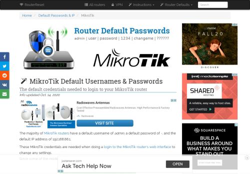 
                            4. MikroTik Default Password, Login & IP List (updated January 2019 ...