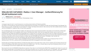 
                            5. Mikrotik hEX CAPsMAN Radius User Manager Authentifizierung für ...