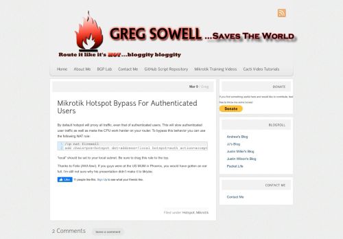 
                            5. Mikrotik Hotspot Bypass For Authenticated Users | Greg Sowell ...