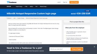 
                            9. Mikrotik Hotspot Responsive Custom login page | Graphic Design ...