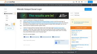 
                            12. Mikrotik Hotspot Social Login - Stack Overflow