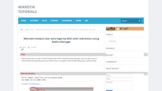 
                            11. Mikrotik Hotspot User auto login-by MAC with ... - Mikrotik Tutorials