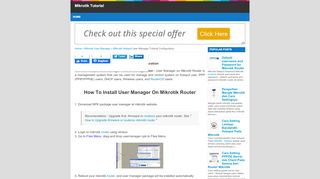 
                            10. Mikrotik Hotspot User Manager Tutorial Configuration | Mikrotik Tutorial