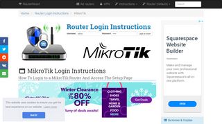 
                            11. MikroTik Login: How to Access the Router Settings | RouterReset