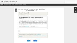 
                            11. MikroTik RouterOS: The User Manager • Can't acces to usermanager ...