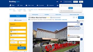 
                            6. Milan Marriott Hotel, Italy - Booking.com