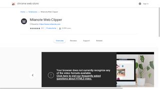
                            8. Milanote Web Clipper - Google Chrome