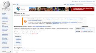 
                            10. Milanuncios - Wikipedia