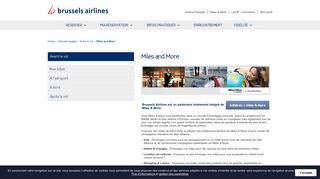 
                            4. Miles and More | Brussels Airlines