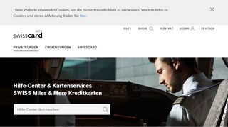 
                            7. Miles and More Kreditkarten: Hilfe-Center & Kartenservices