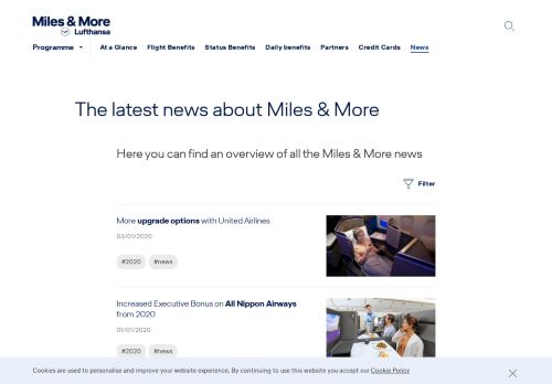 
                            1. Miles & More - Account statement